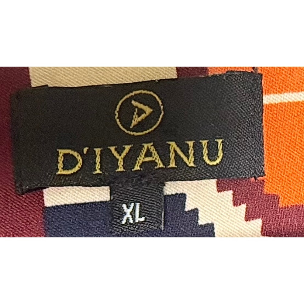 D'IYANU African Print Blazer XL Ankara Tribal Statement Jacket - Picture 5 of 7